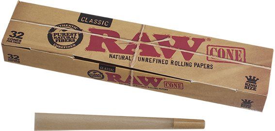 32pcs Pre-Rolled Classic King Size Rolling Papers Cones Translucent Horn Paper